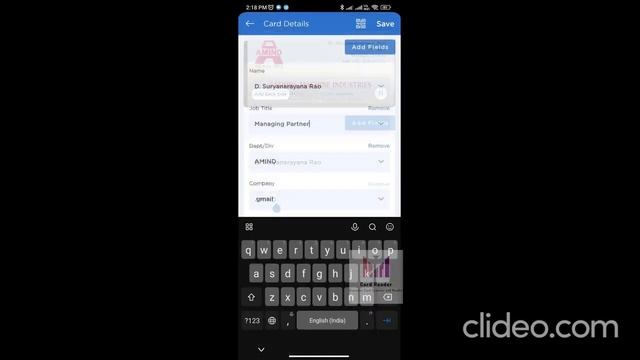 Sade Business Card Scanner Apk / Easy To Use смотреть онлайн