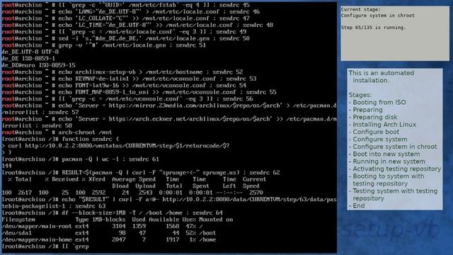 Arch Linux installation recording to kernel 5.10.14-arch1-1 (testing) смотреть онлайн