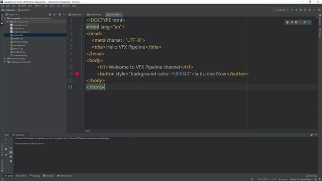 How to send HTML Email with Attachments using Python [Live Example] смотреть онлайн