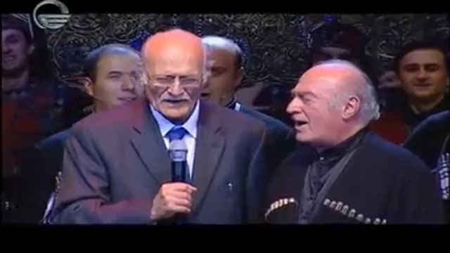 Kakhi Kavsadze and Djemal Chkuaseli with Erisioni ensemble