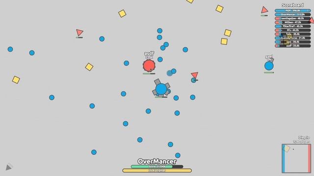 Diep.io-OverMancer V.S SinbadX Knights смотреть онлайн