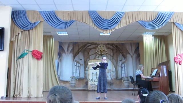 Ж. Ибер Маленький белый ослик исп. Полина Жарикова - флейта смотреть онлайн