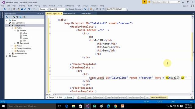 DataList Controls in ASP.NET смотреть онлайн