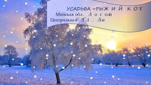 Отдых зимой. Беларусь Winter holidays. Belarus