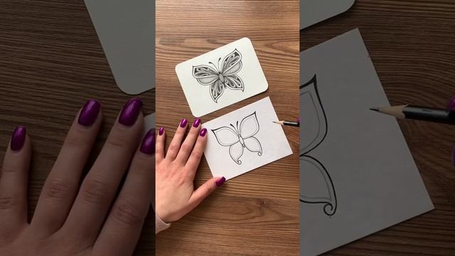 Рисуем зенарт-бабочку. смотреть онлайн
