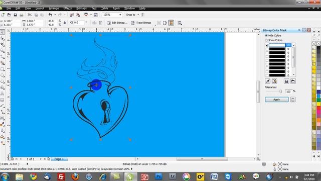 Corel draw training video tutorials: bitmap color mask смотреть онлайн