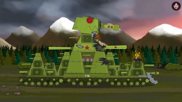 "КВ-44" против "КВ-44(Gerand)" ?! - Мультики про танки