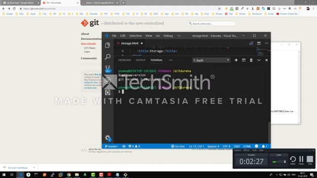 Git - Installation, Versions, Update смотреть онлайн