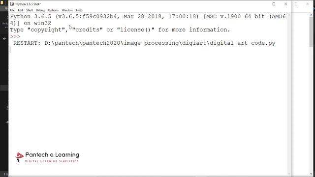 DIGITAL ART USING OPENCV | Pantech e learning смотреть онлайн