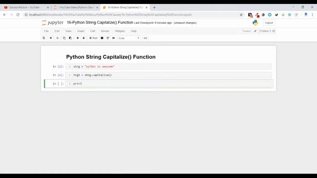 16-Python String capitalize() Function смотреть онлайн