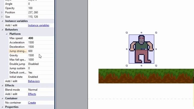 Урок 2 - Персонаж, Земля, Трава... Как создать свою игру в Construct 2? смотреть онлайн