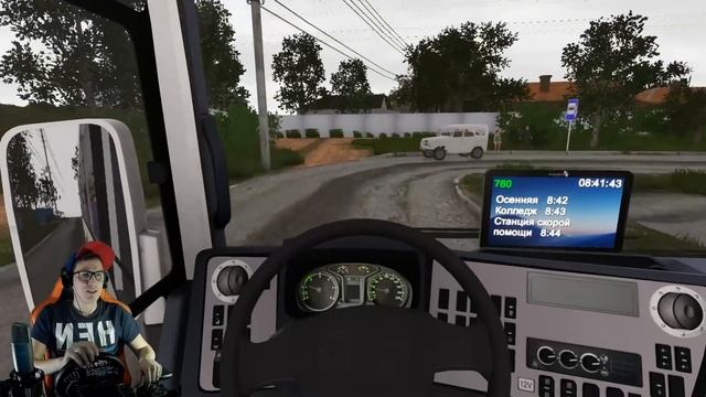 РАБОТАЮ ВОДИТЕЛЕМ АВТОБУСА! ПЕРВЫЙ ВЫЕЗД В ГОРОД - Bus Driver Simulator 19