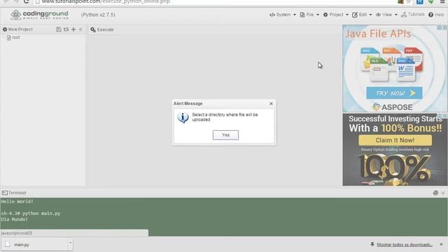 Programação em Python - Ferramentas - 04 - Tutorials Point (Coding Ground) смотреть онлайн