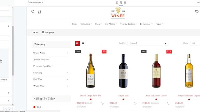 Winee Shopify Theme Adding Sidebar Ajax Filters Using Product Tags смотреть онлайн
