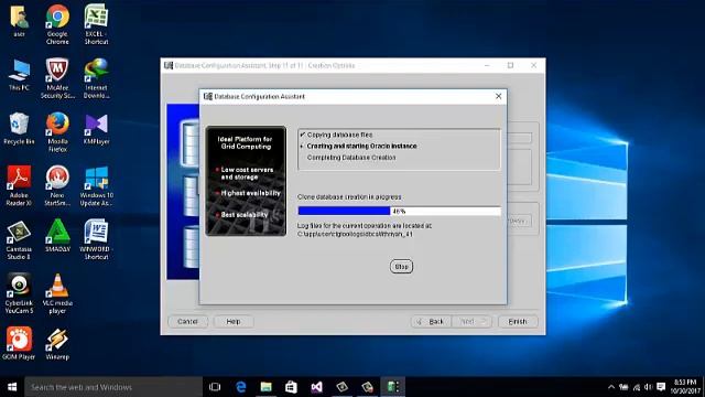 Membuat dan menghapus database di oracle menggunakan DBCA (Database Configuration Assistance) смотреть онлайн