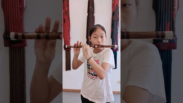 G key dizi flute try to practice solo music with back track(A006)《红领巾列车奔北京》G调竹笛练习带伴奏 @Dan Tang смотреть онлайн