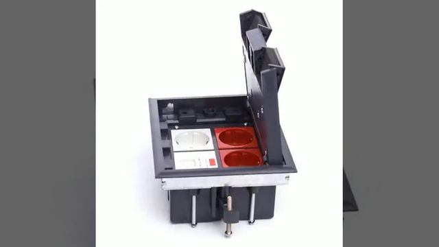 70040 - Люк в пол для розеток на 4 поста в сборе с розетками смотреть онлайн