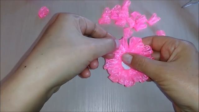 Бантики из органзы Резинки для волос МК Канзаши / Organza bows. Hair bands / Organza hair bands смотреть онлайн