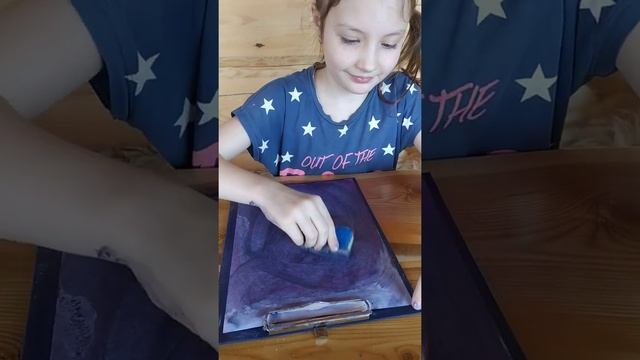 Космический, объёмный рисунок смотреть онлайн