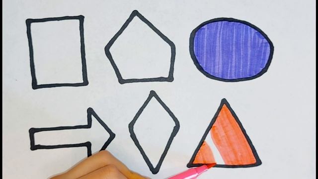 Learn to draw Shapes, Colors for kids |abc song, Toddler Learning 2d shapes song,preschool learning смотреть онлайн