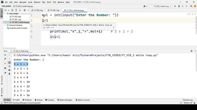 While loop | Create USER INPUT Multiplication Table Program in Python | Urdu / Hindi - #python #co смотреть онлайн