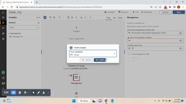 How to get system date time in Automation Anywhere A360 also how to use custom formats. смотреть онлайн