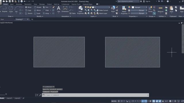 AutoCad 50 : Associative and set origin (HATCH) смотреть онлайн