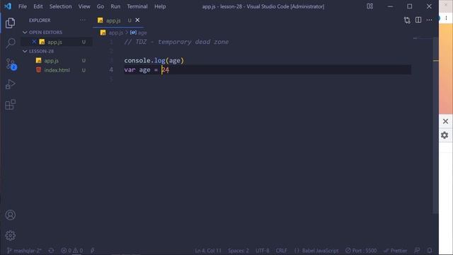 028. TDZ vaqtinchalik o'lik zona | JavaScript darslari смотреть онлайн
