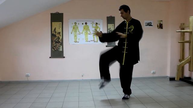 Чэньши тайцзицюань, 18 форм, урок 13, ю нюй чуаньсо смотреть онлайн