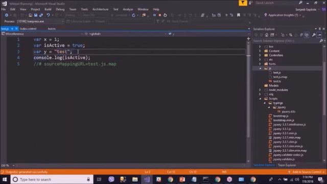 TypeScript with jQuery смотреть онлайн