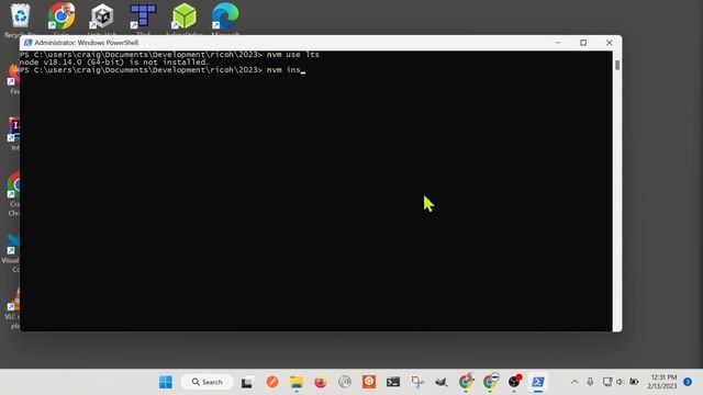 HowTo Install nvm, node, npm and yarn on Windows 11 смотреть онлайн