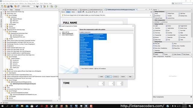 How To Add Date Time Picker In Java Form Netbeans Using Jcalendar смотреть онлайн
