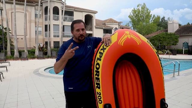 Intex Explorer Inflatable Boat Series (200 Model) Unbox, Setup, And Review