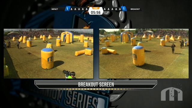 Millennium Paintball Pro Finals - Impact vs Breakout Spa смотреть онлайн