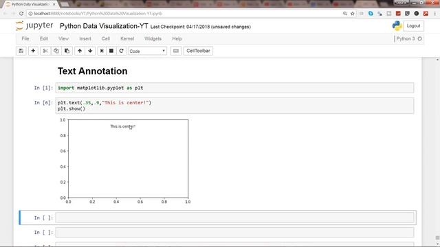 Python Matplotlib Tutorial | Annotating text on Matplotlib chart смотреть онлайн