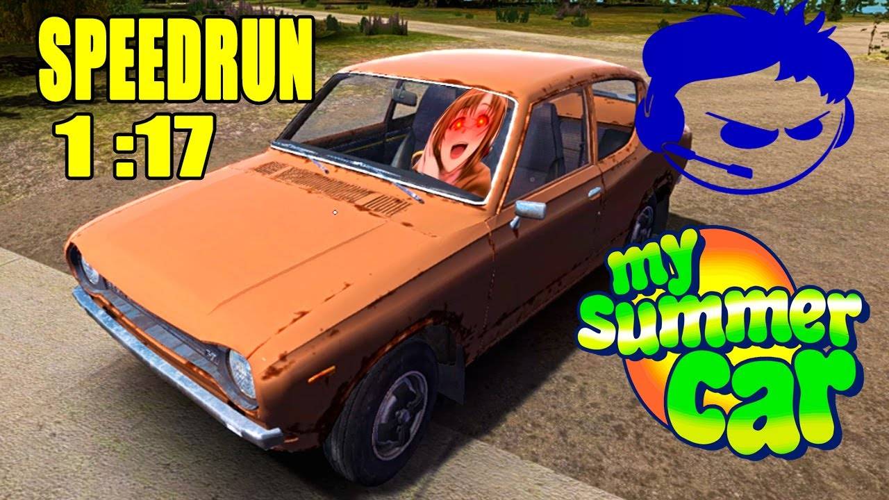 My Summer Car - (Speedrun 1:17)ПОЛНАЯ СБОРКА АВТОМОБИЛЯ ЗА ЧАС