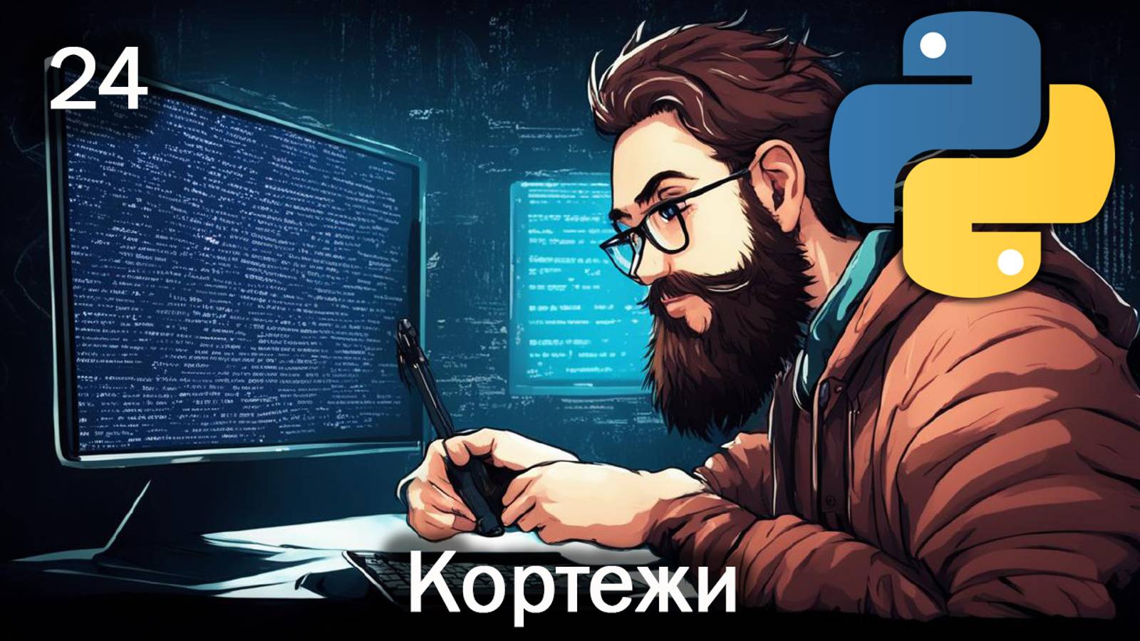 Python 24 Кортежи смотреть онлайн