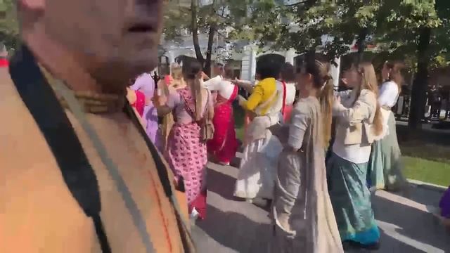 Maha Harinama in Moscow 10.09.2023 смотреть онлайн