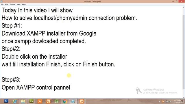 How to solve localhost/phpmyadmin connection problem with XAMPP смотреть онлайн