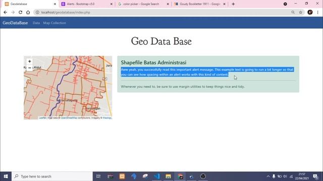 WebGIS part 3 (Leaflet & bootstrap 5) смотреть онлайн