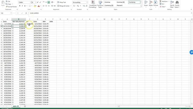 Calculating Beta on Excel using Historical Data from Yahoo Finance смотреть онлайн