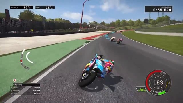 MotoGP 17 - Gameplay - Moto2 - Morbidelli @ Mugello Huge Highside Last Lap PS4 смотреть онлайн