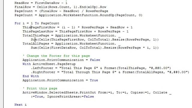 Excel - Use VBA to Add Subtotals to the Footer of Each Page - Episode 1669 смотреть онлайн