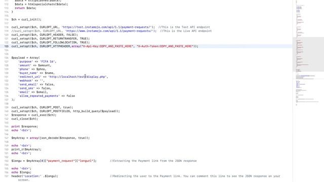PHP payment gateway integration using INSTAMOJO смотреть онлайн
