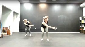 Тренировка Танцы с гирями