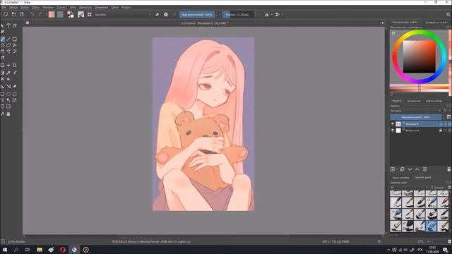 krita speedpaint - sleepy смотреть онлайн