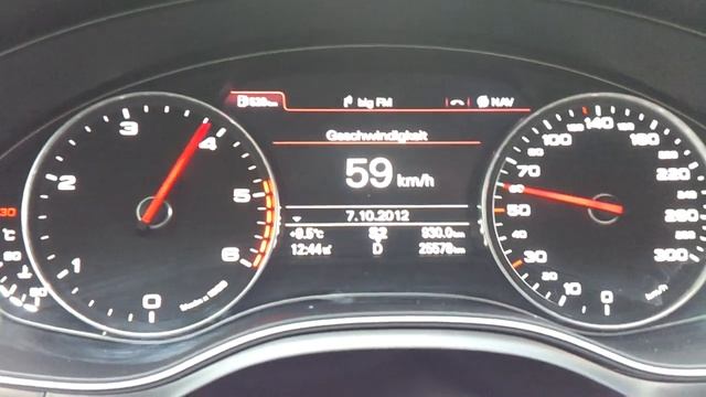 Audi A6 3.0 TDI 204 PS 0-100 Sportmodus смотреть онлайн