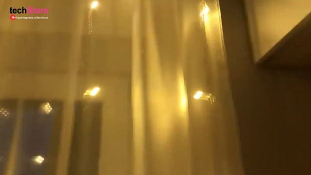 Гирлянда штора на окно, обзор смотреть онлайн