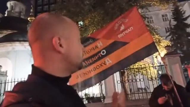 Протестуны у Посольства Белоруссии 21.09.2020г. смотреть онлайн