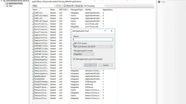How To Create a Separate Application Pool And Assign It To a Website From The IIS? смотреть онлайн